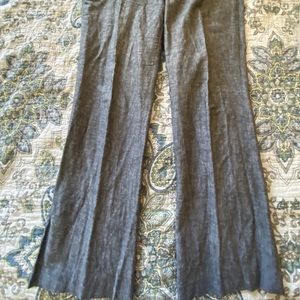 Linen gray trouser